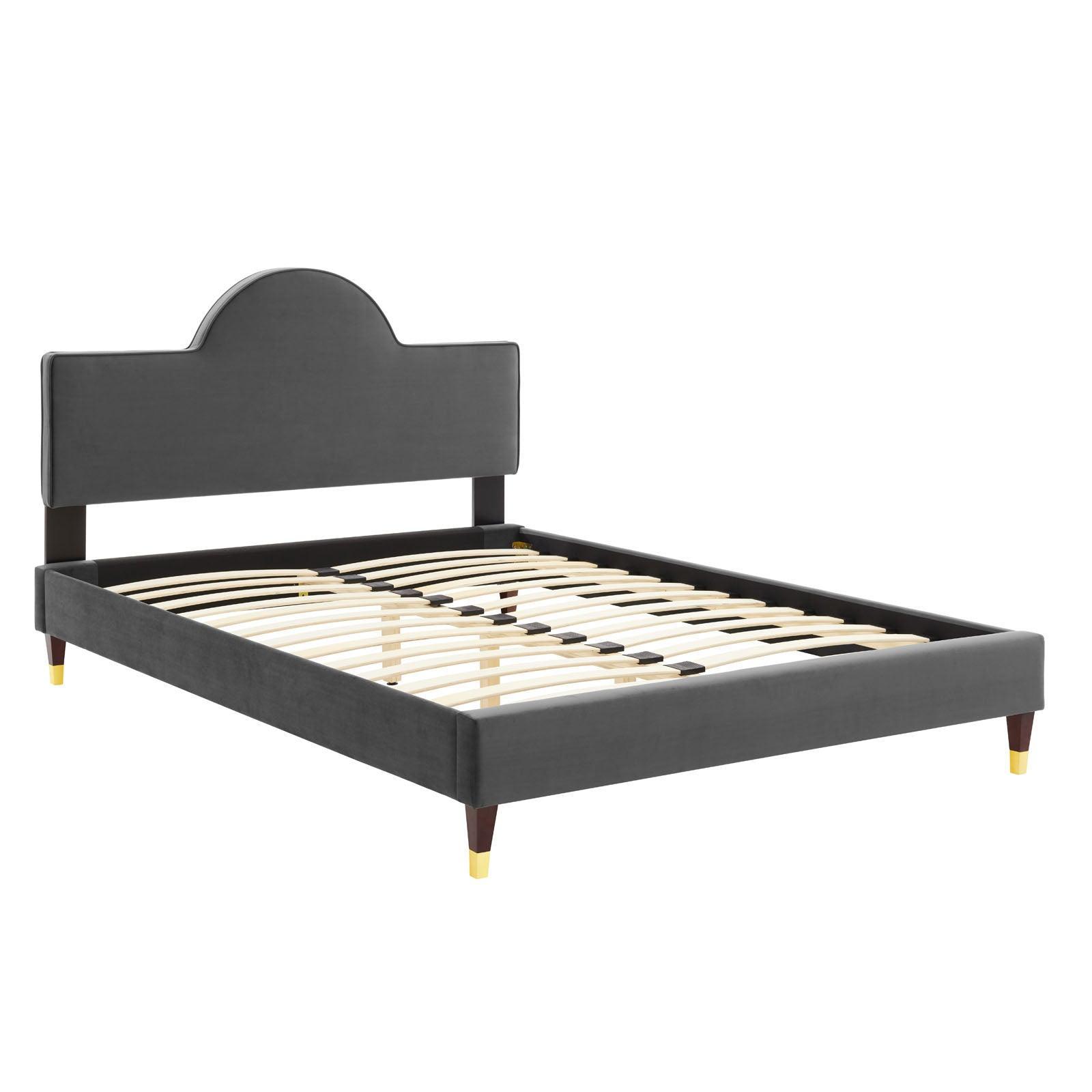 Modway Aurora Performance Velvet Full Bed FredCo