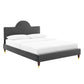 Modway Aurora Performance Velvet Full Bed FredCo