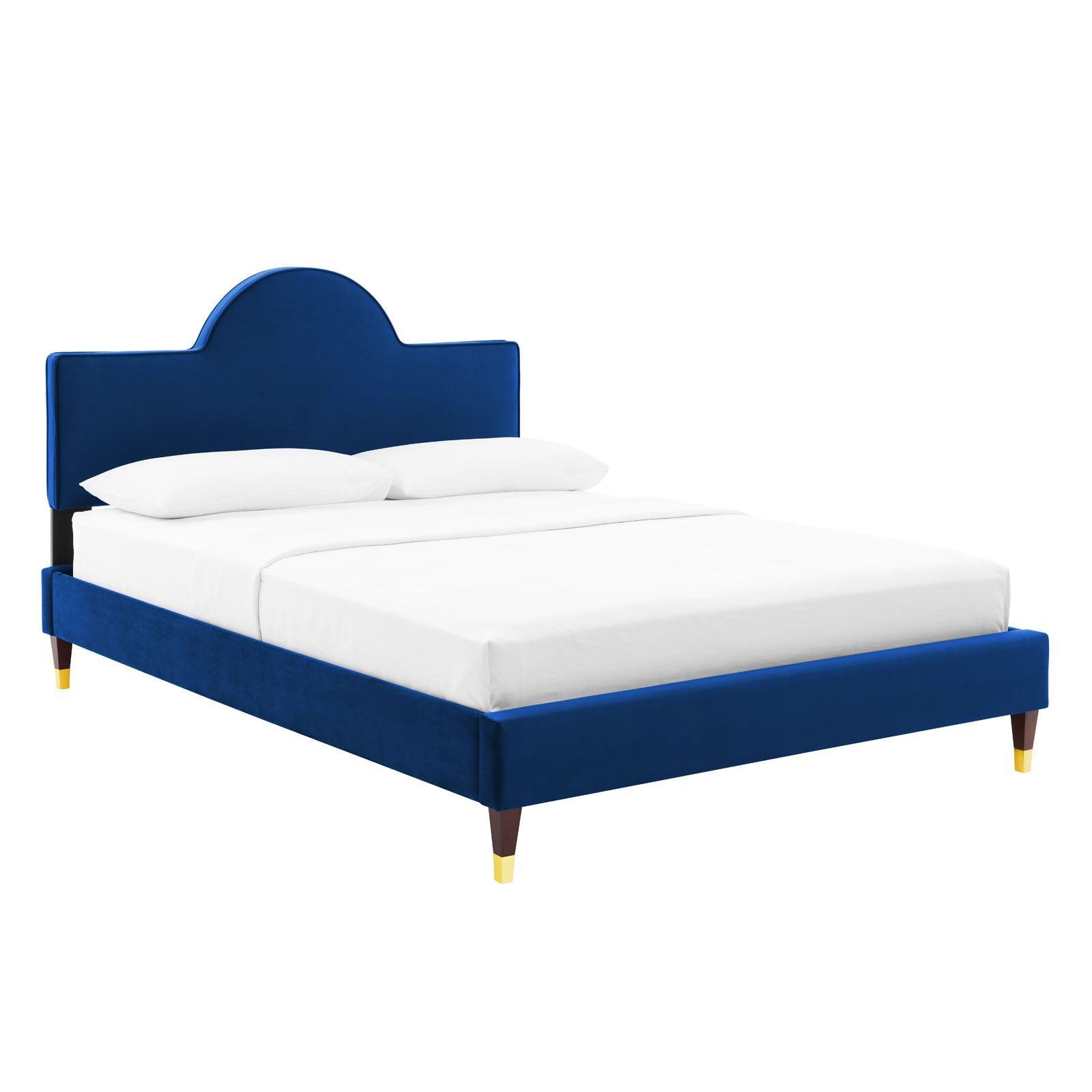 Modway Aurora Performance Velvet Full Bed FredCo