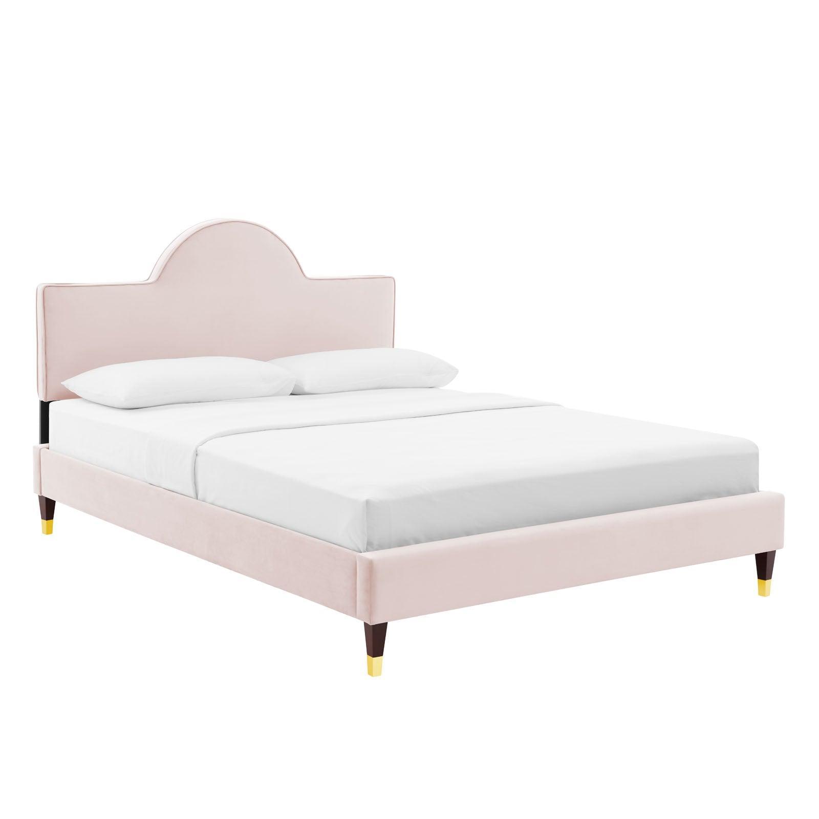 Modway Aurora Performance Velvet Full Bed FredCo