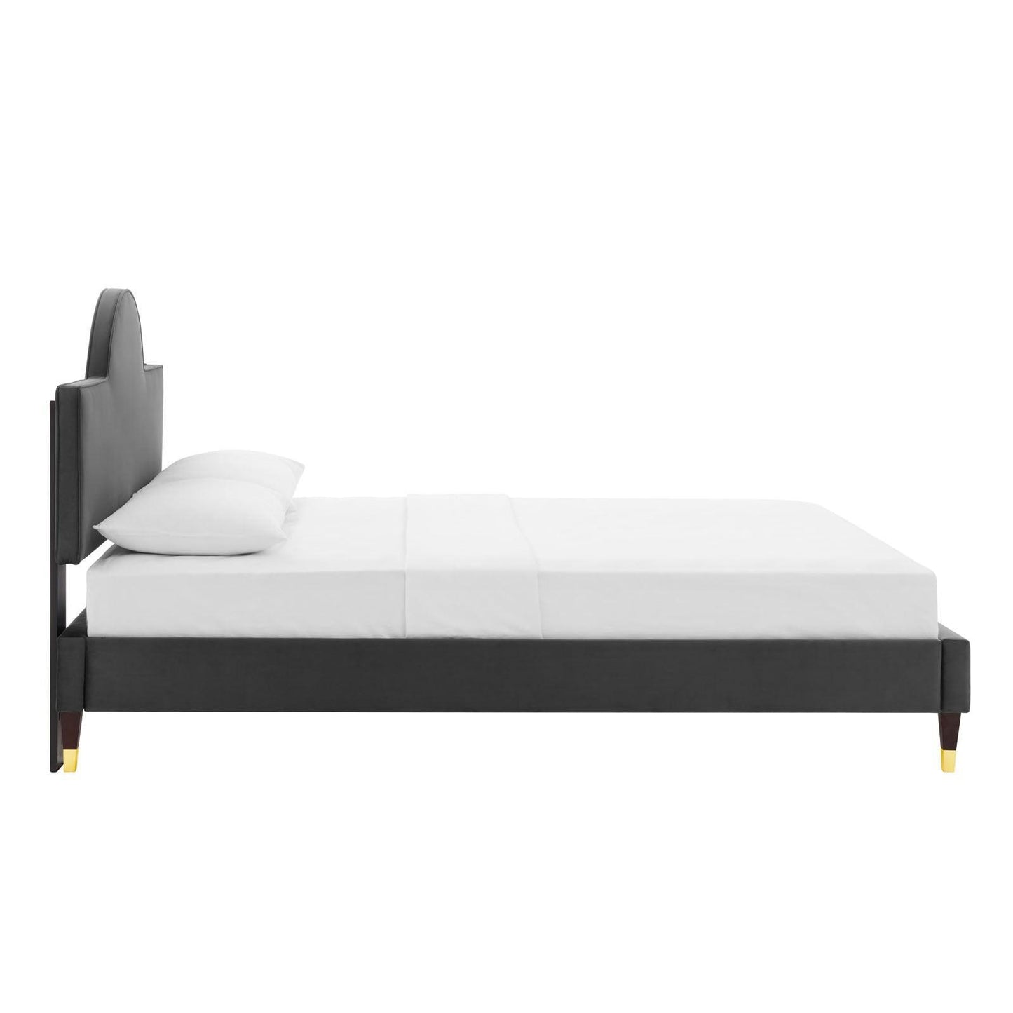 Modway Aurora Performance Velvet Twin Bed FredCo