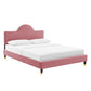 Modway Aurora Performance Velvet Twin Bed FredCo
