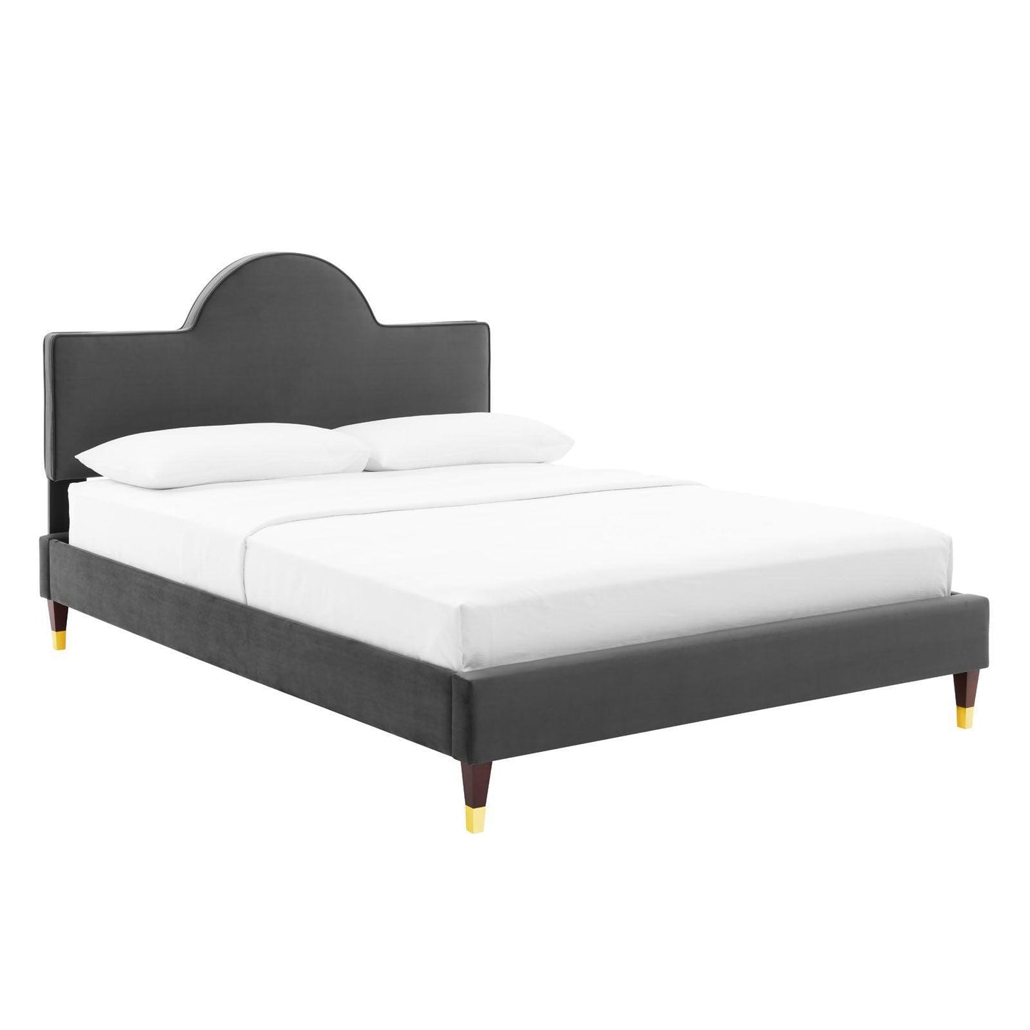 Modway Aurora Performance Velvet Twin Bed FredCo