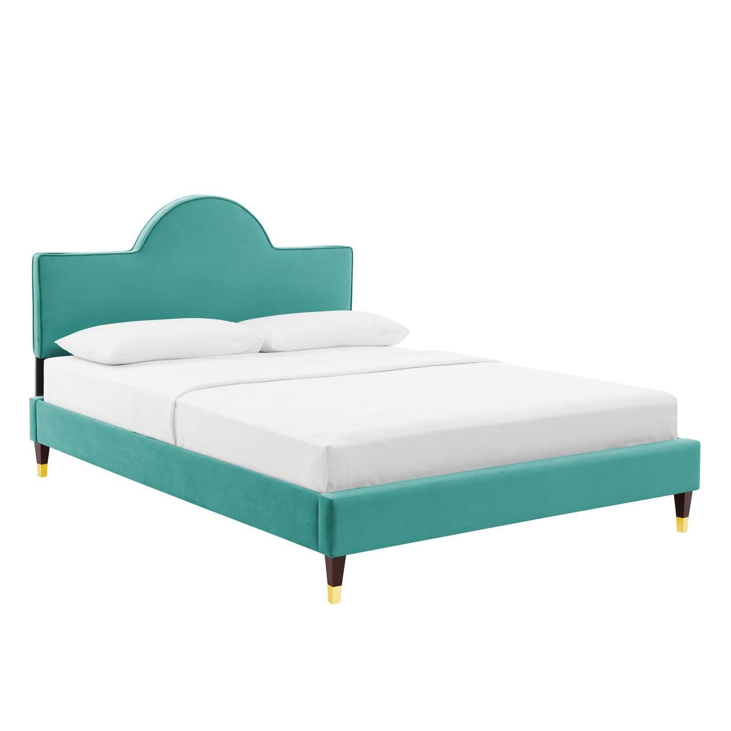 Modway Aurora Performance Velvet Twin Bed FredCo