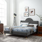 Modway Aurora Performance Velvet Twin Bed FredCo