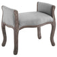 Modway Avail Vintage French Upholstered Fabric Bench FredCo