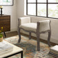 Modway Avail Vintage French Upholstered Fabric Bench FredCo