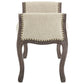 Modway Avail Vintage French Upholstered Fabric Bench FredCo