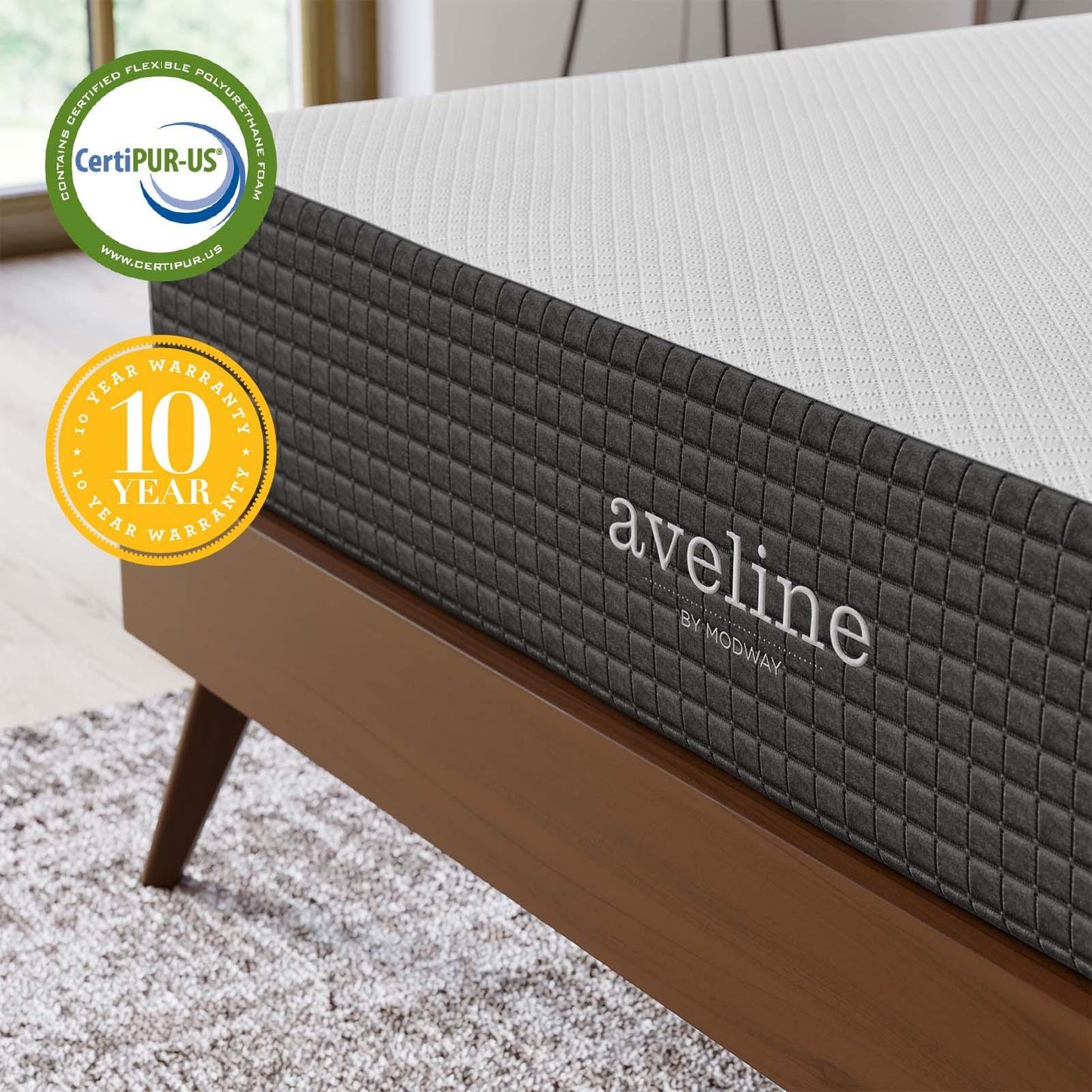 Modway Aveline 10" King Mattress FredCo
