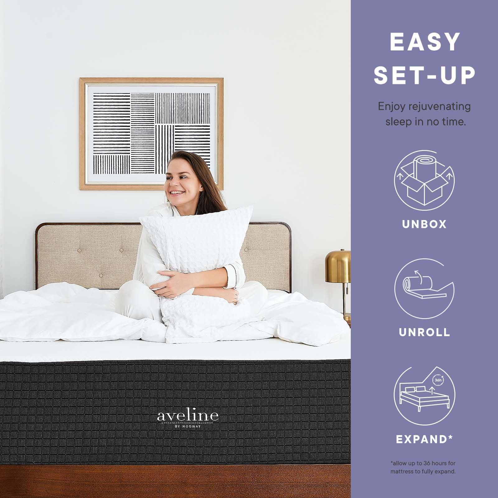 Modway Aveline 14" Memory Foam Full Mattress FredCo