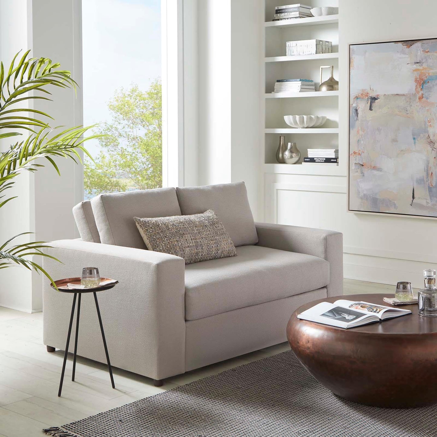 Modway Avendale Linen Blend Loveseat FredCo