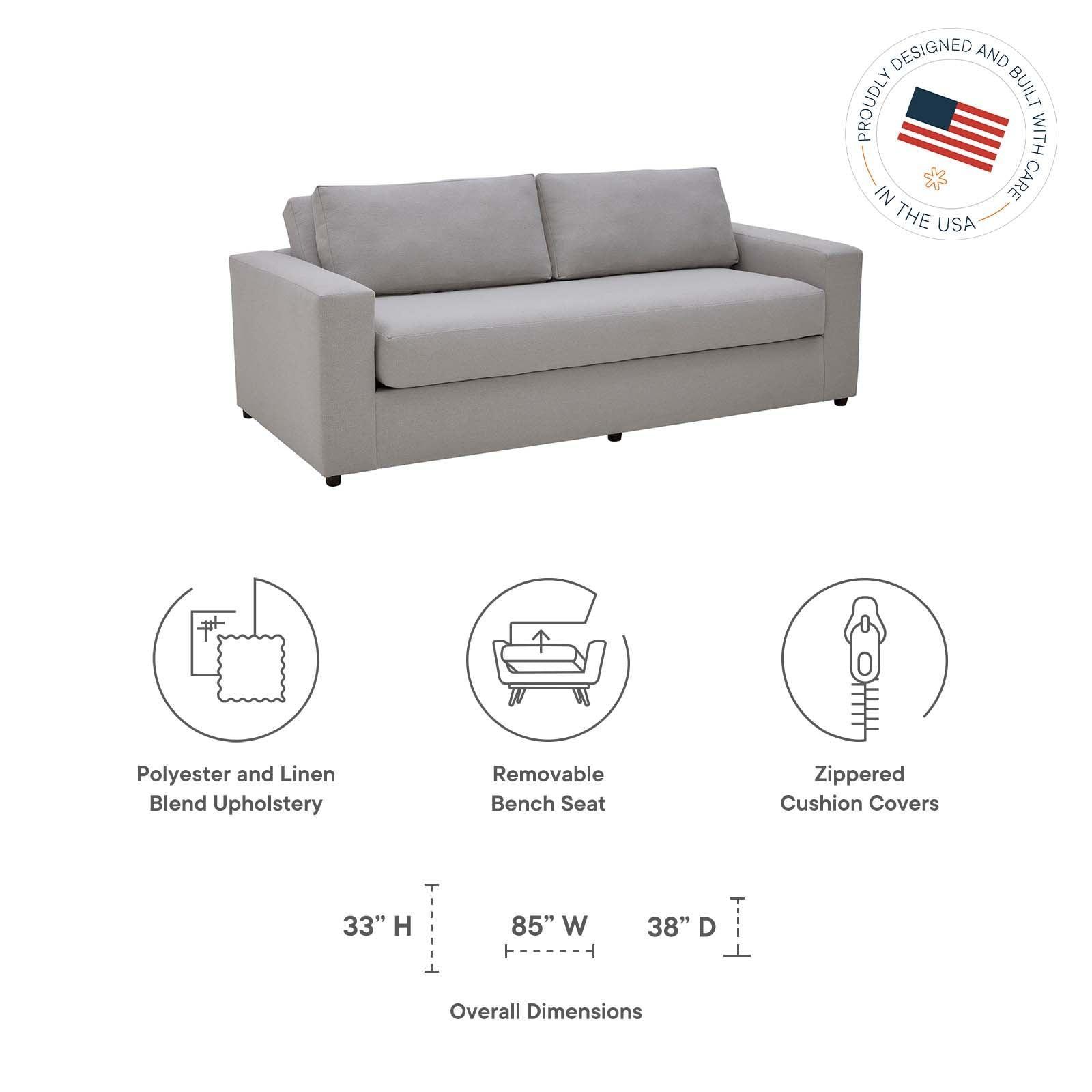 Modway Avendale Linen Blend Sofa FredCo