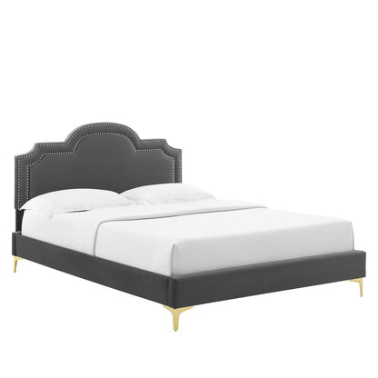 Modway Aviana Performance Velvet Full Bed FredCo