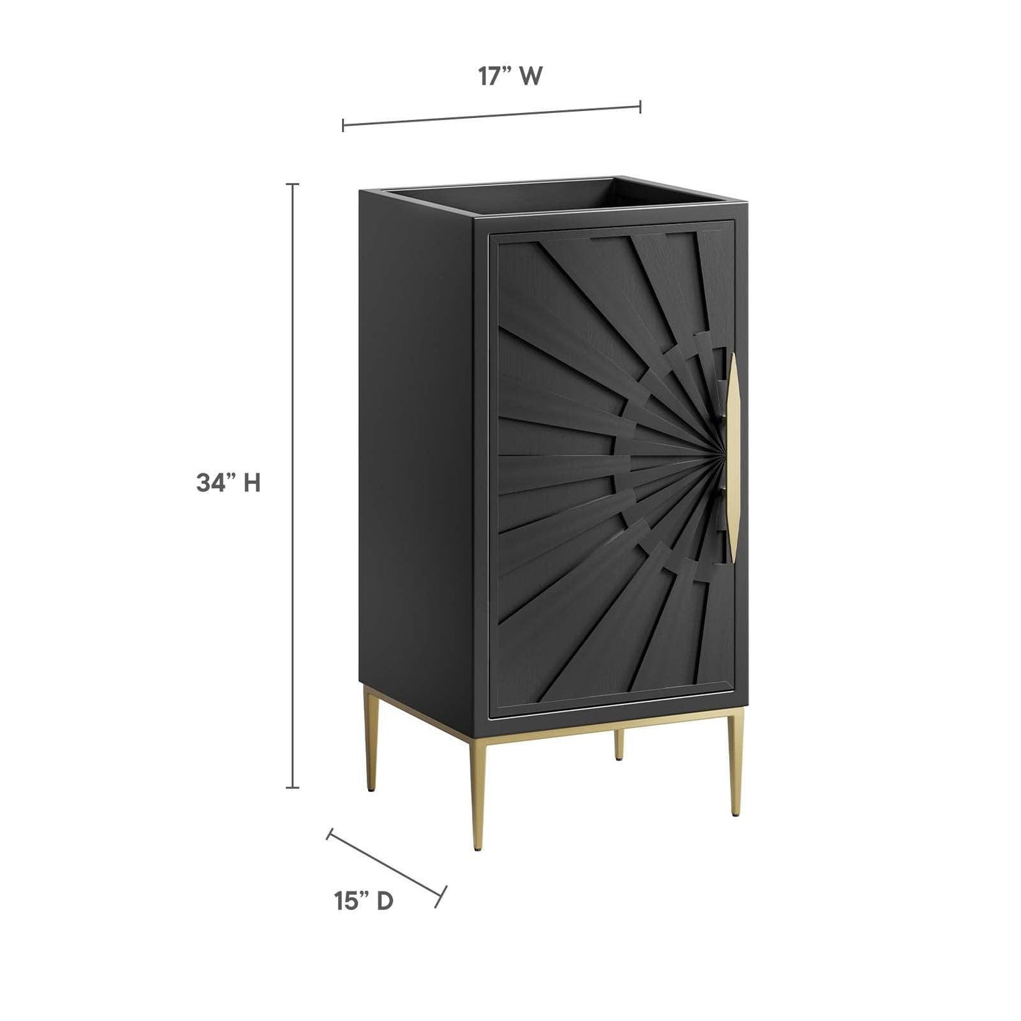 Modway Awaken 18" Bathroom Vanity Cabinet FredCo