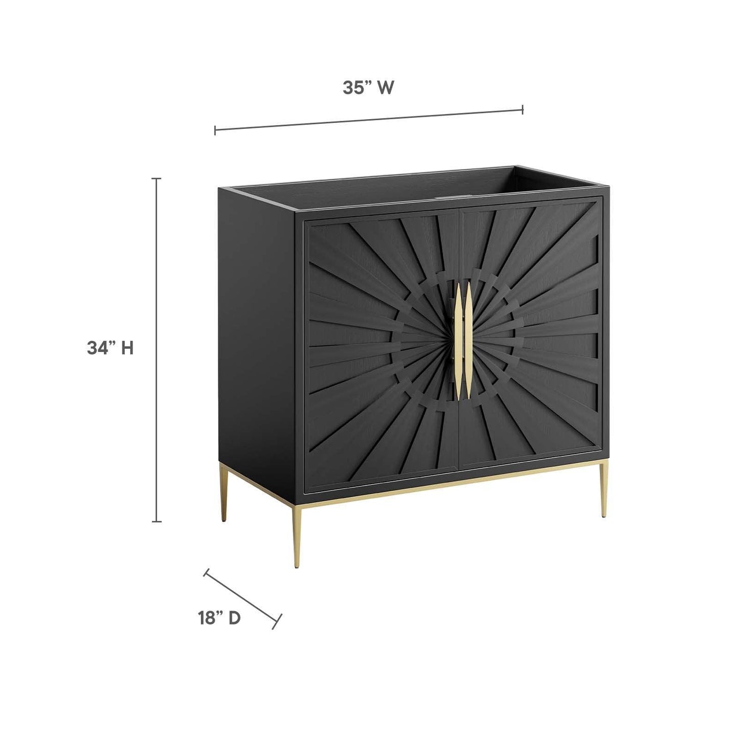 Modway Awaken 36" Bathroom Vanity Cabinet FredCo