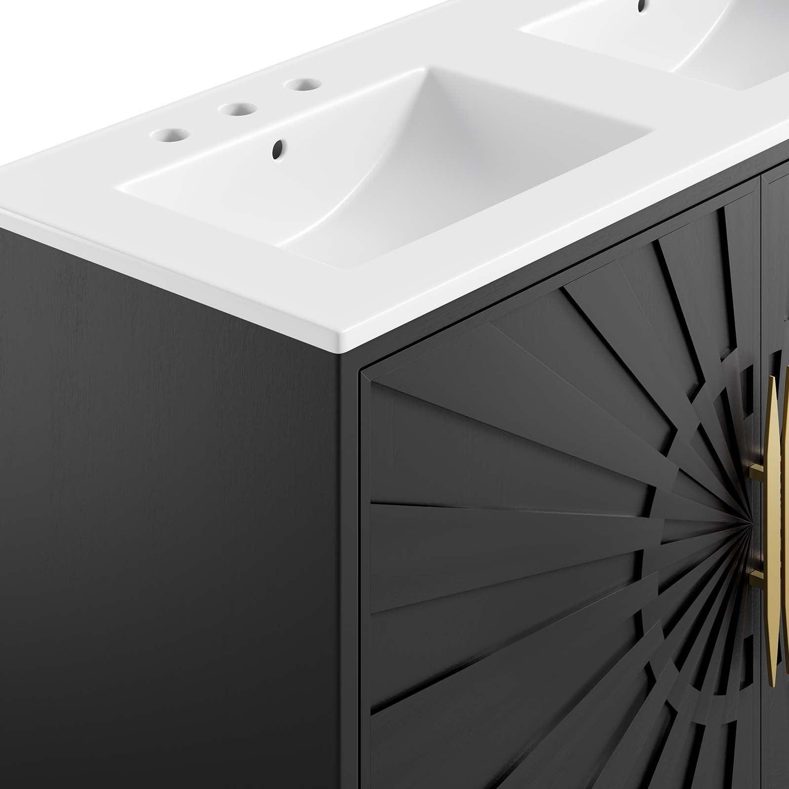 Modway Awaken 48" Double Sink Bathroom Vanity FredCo