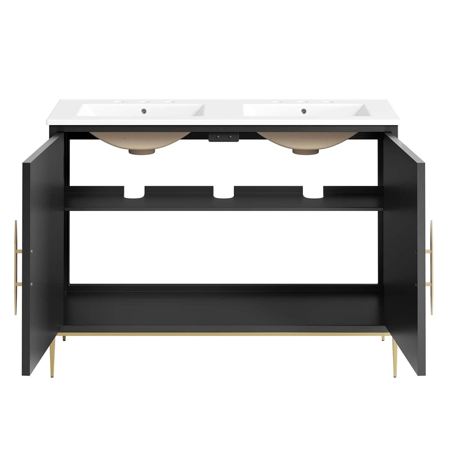 Modway Awaken 48" Double Sink Bathroom Vanity FredCo