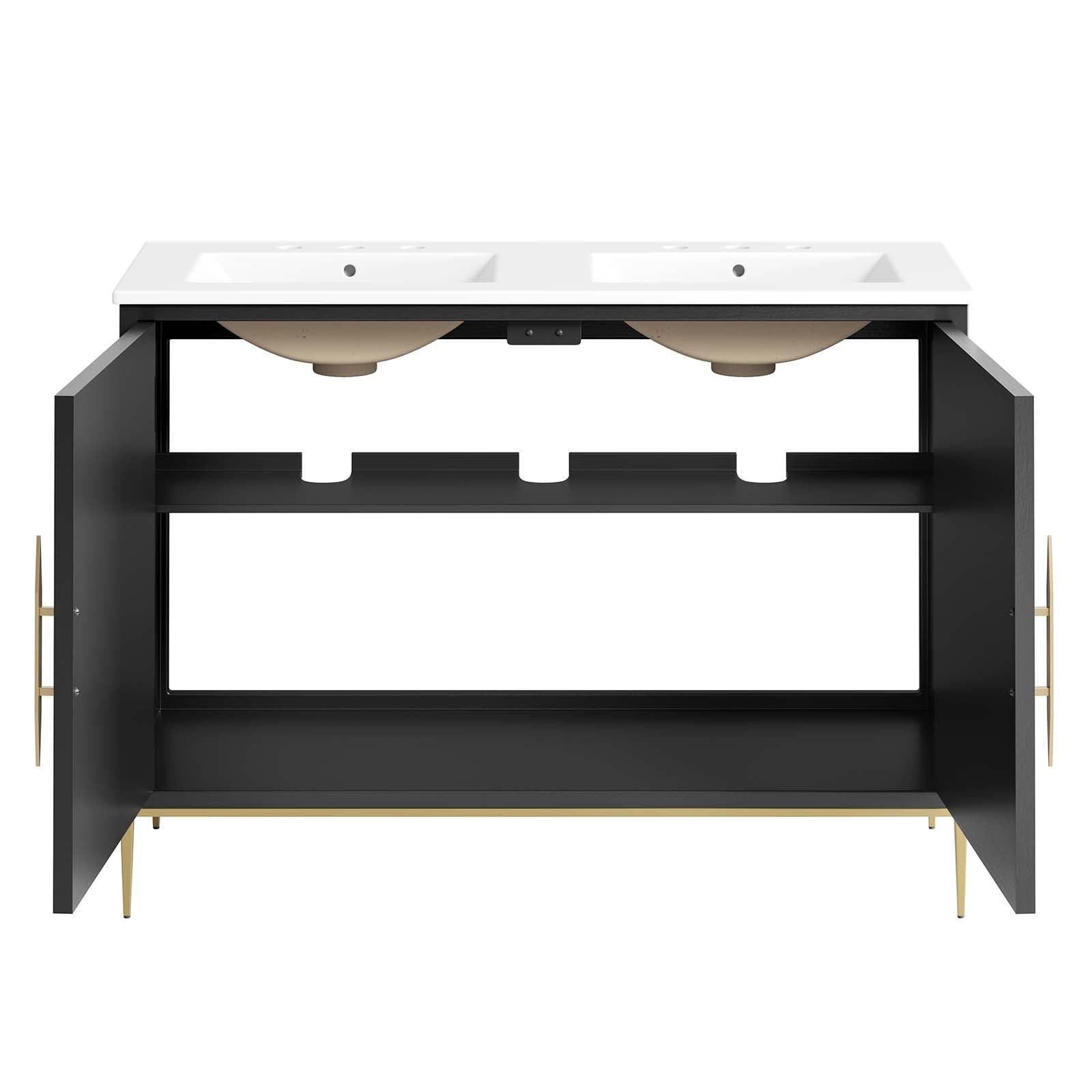 Modway Awaken 48" Double Sink Bathroom Vanity FredCo
