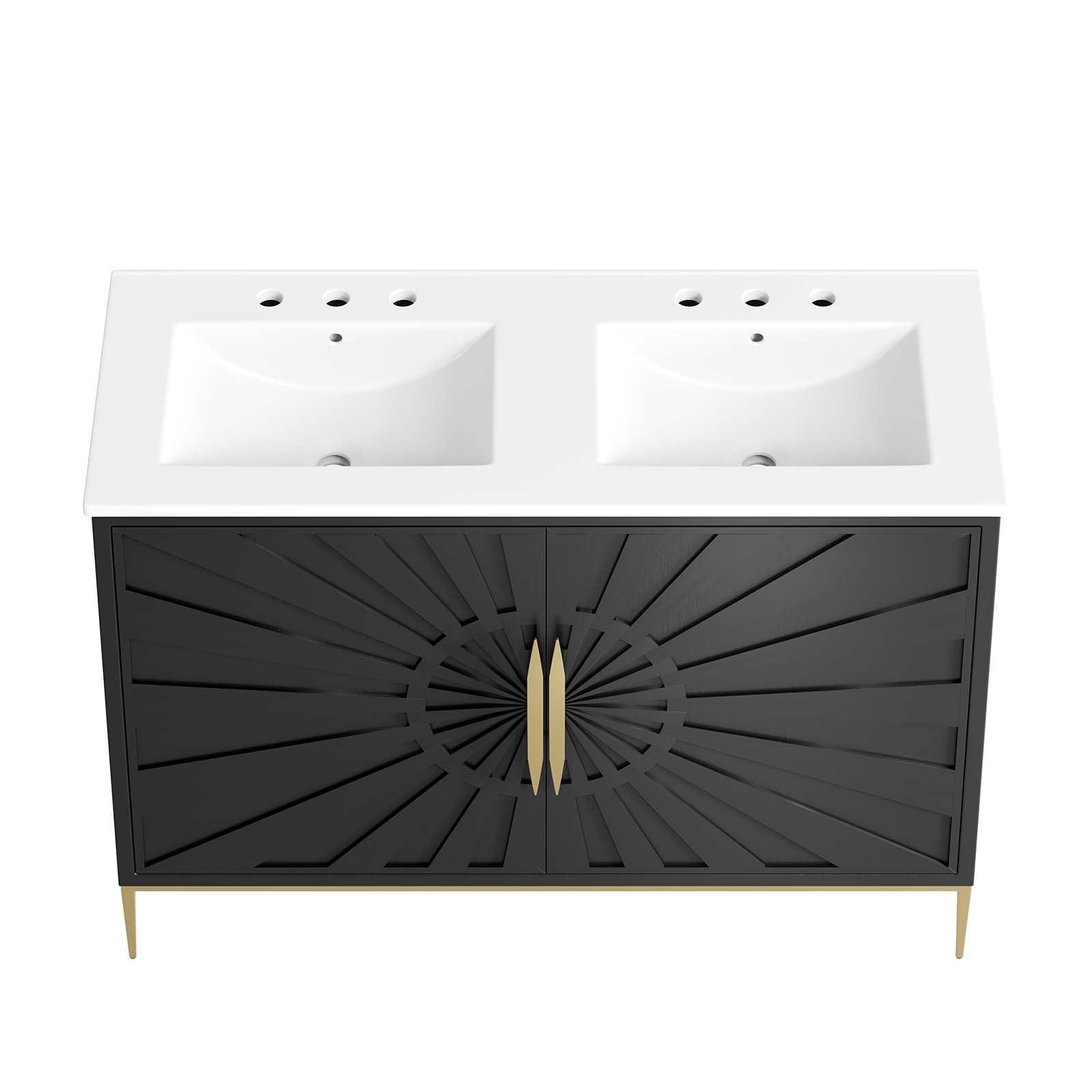 Modway Awaken 48" Double Sink Bathroom Vanity FredCo