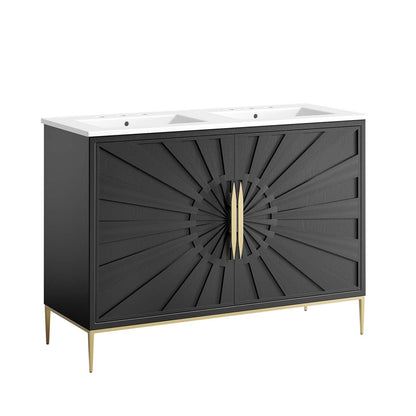 Modway Awaken 48" Double Sink Bathroom Vanity FredCo