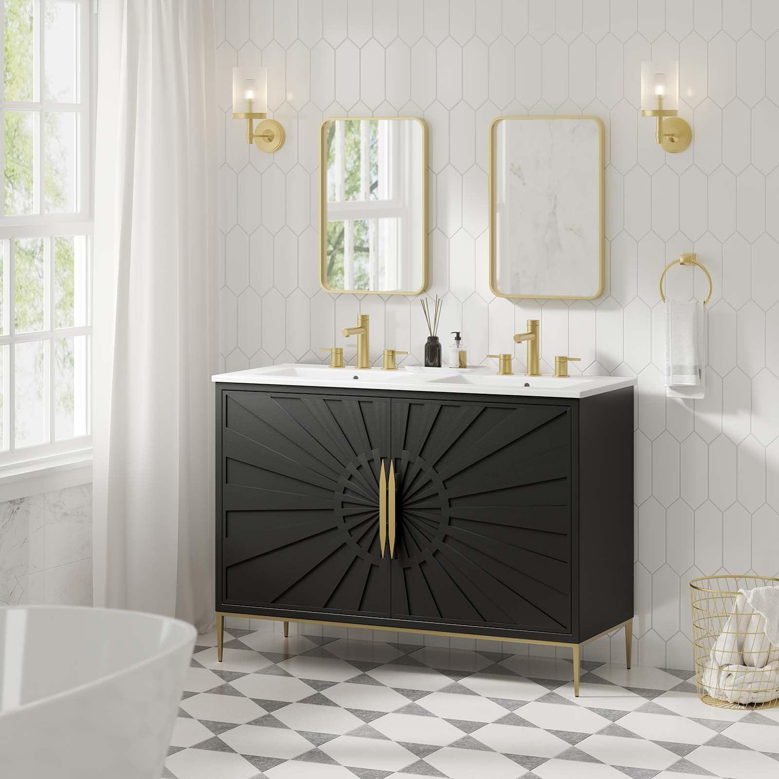 Modway Awaken 48" Double Sink Bathroom Vanity FredCo