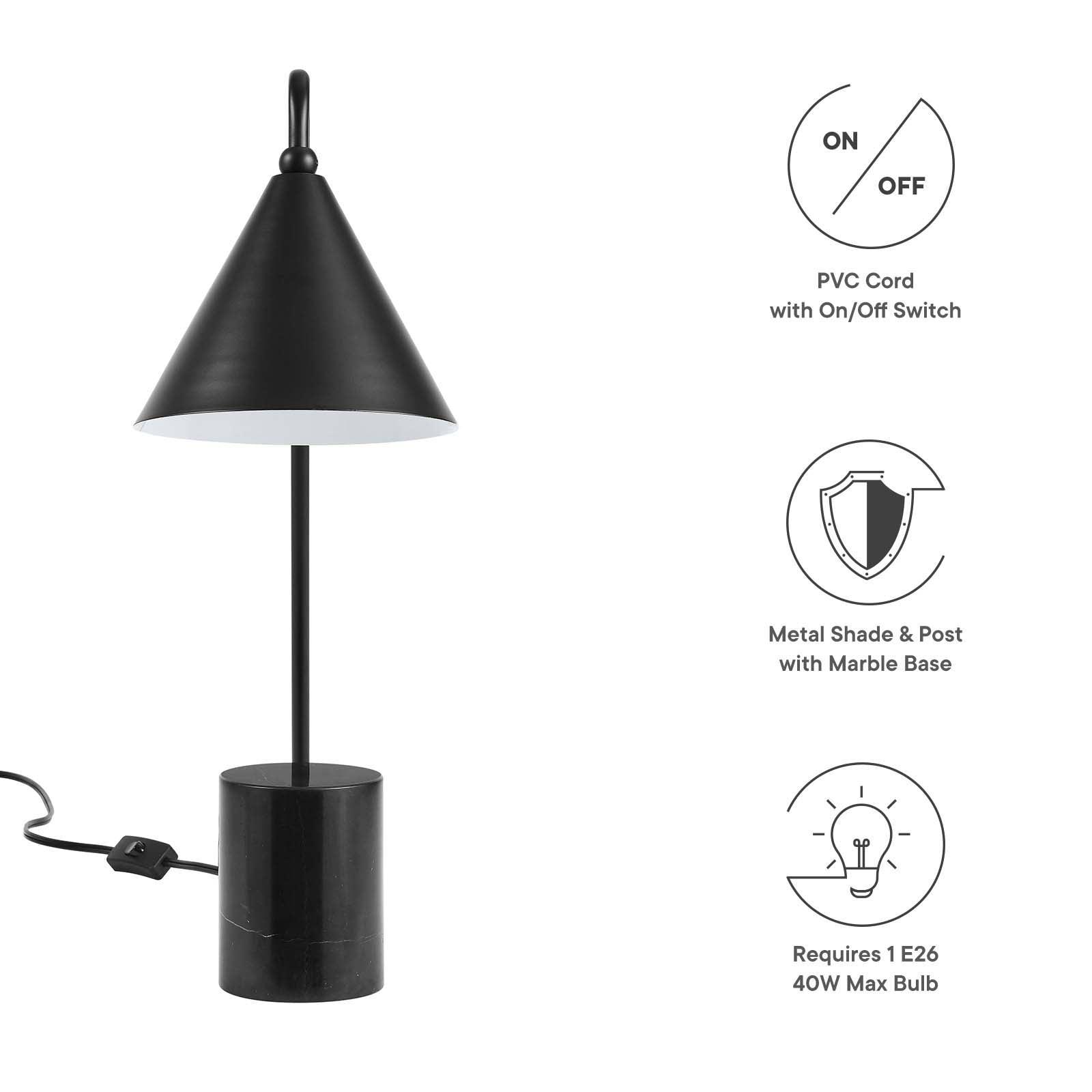 Modway Ayla Marble Base Table Lamp FredCo