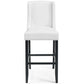Modway Baron Bar Stool Faux Leather Set of 2 FredCo