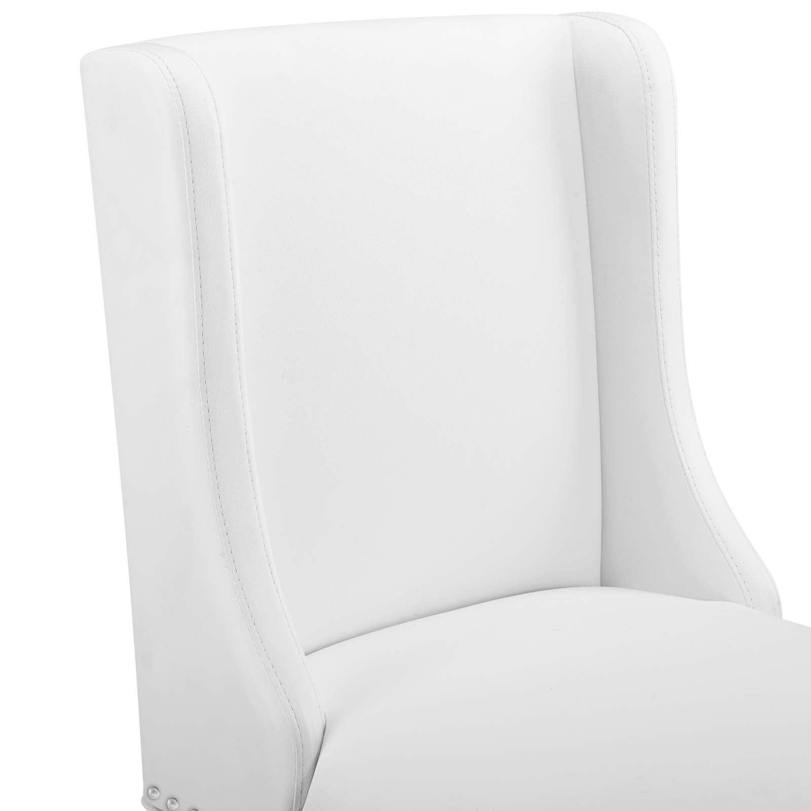 Modway Baron Bar Stool Faux Leather Set of 2 FredCo