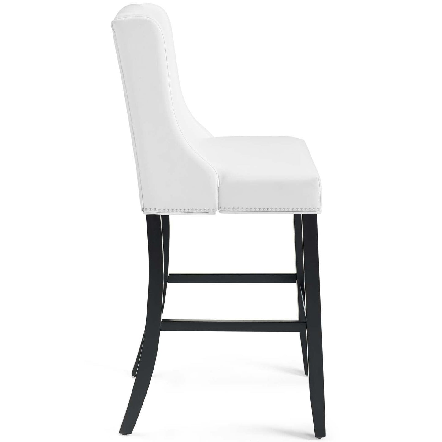 Modway Baron Bar Stool Faux Leather Set of 2 FredCo