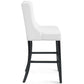 Modway Baron Bar Stool Faux Leather Set of 2 FredCo
