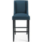 Modway Baron Bar Stool Upholstered Fabric Set of 2 FredCo