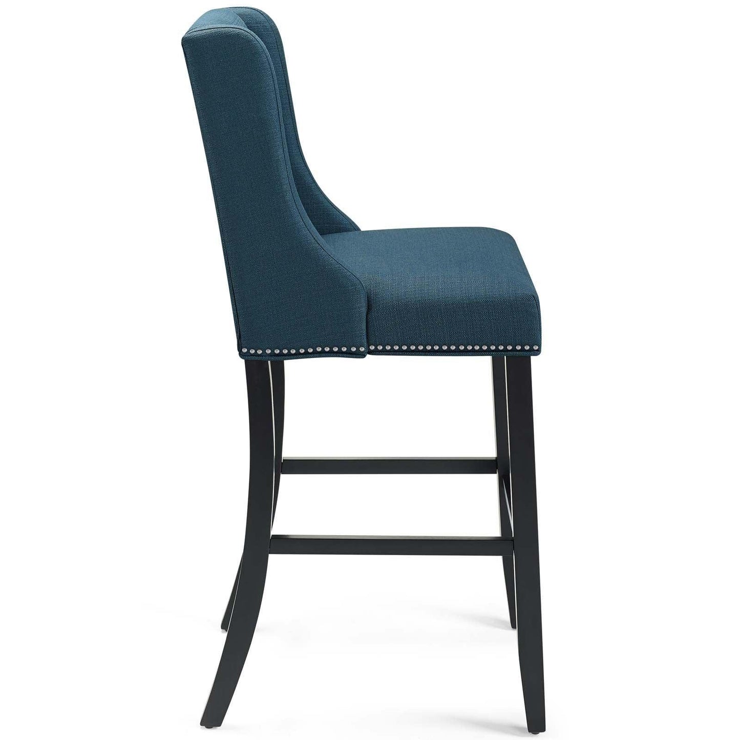 Modway Baron Bar Stool Upholstered Fabric Set of 2 FredCo
