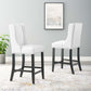 Modway Baron Counter Stool Faux Leather Set of 2 FredCo
