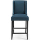 Modway Baron Counter Stool Upholstered Fabric Set of 2 FredCo