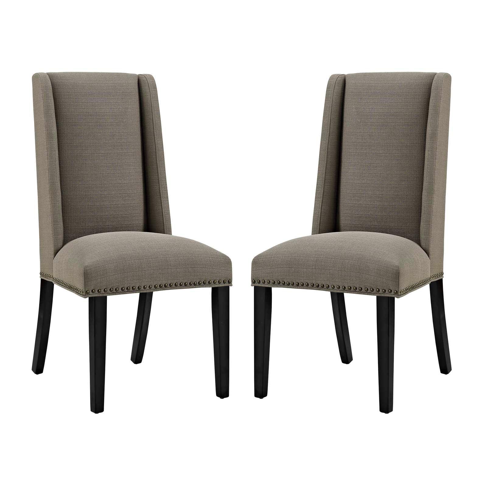 Modway Baron Dining Chair Fabric Set of 2 FredCo