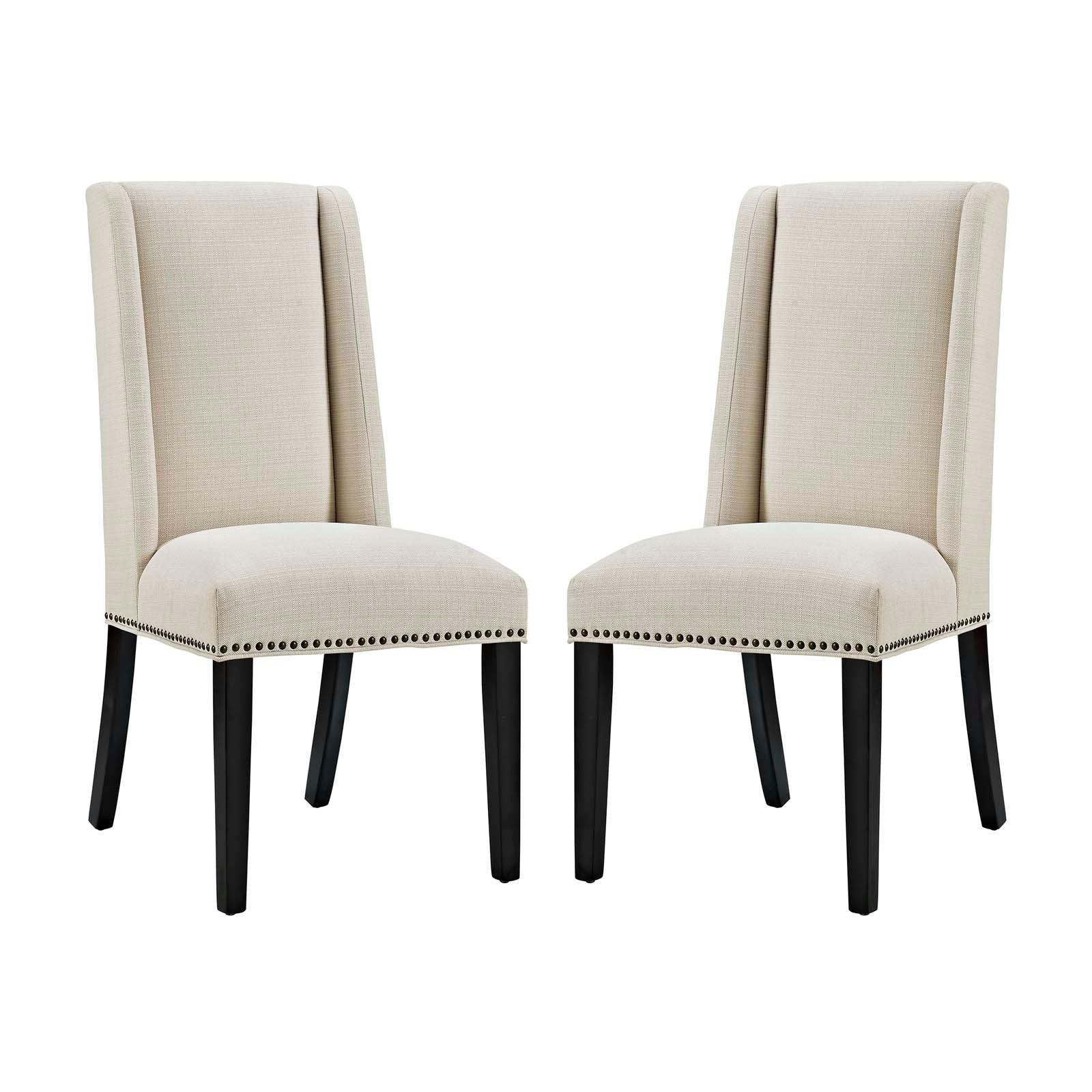 Modway Baron Dining Chair Fabric Set of 2 FredCo