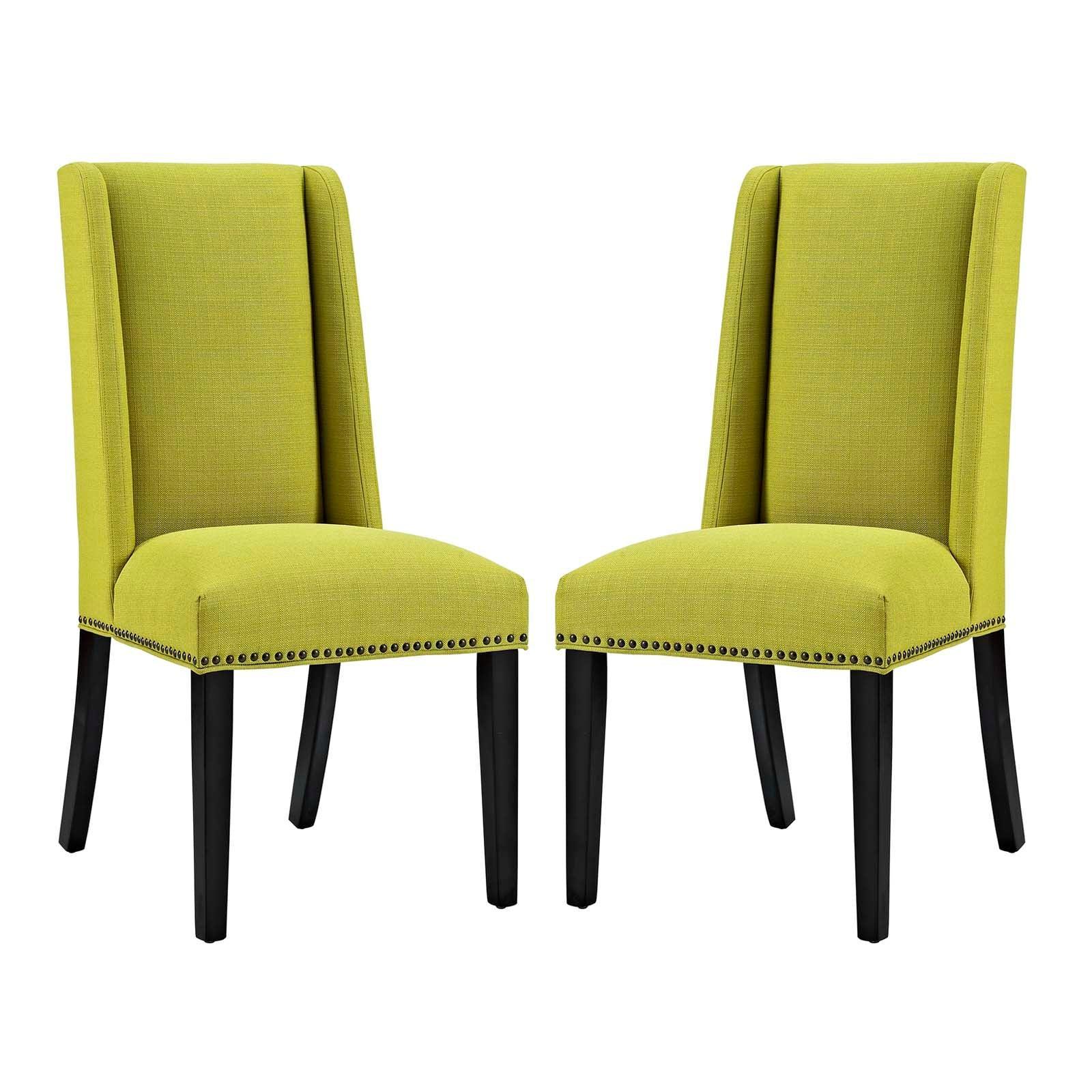 Modway Baron Dining Chair Fabric Set of 2 FredCo