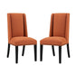 Modway Baron Dining Chair Fabric Set of 2 FredCo