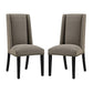 Modway Baron Dining Chair Fabric Set of 2 FredCo