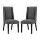 Modway Baron Dining Chair Fabric Set of 2 FredCo