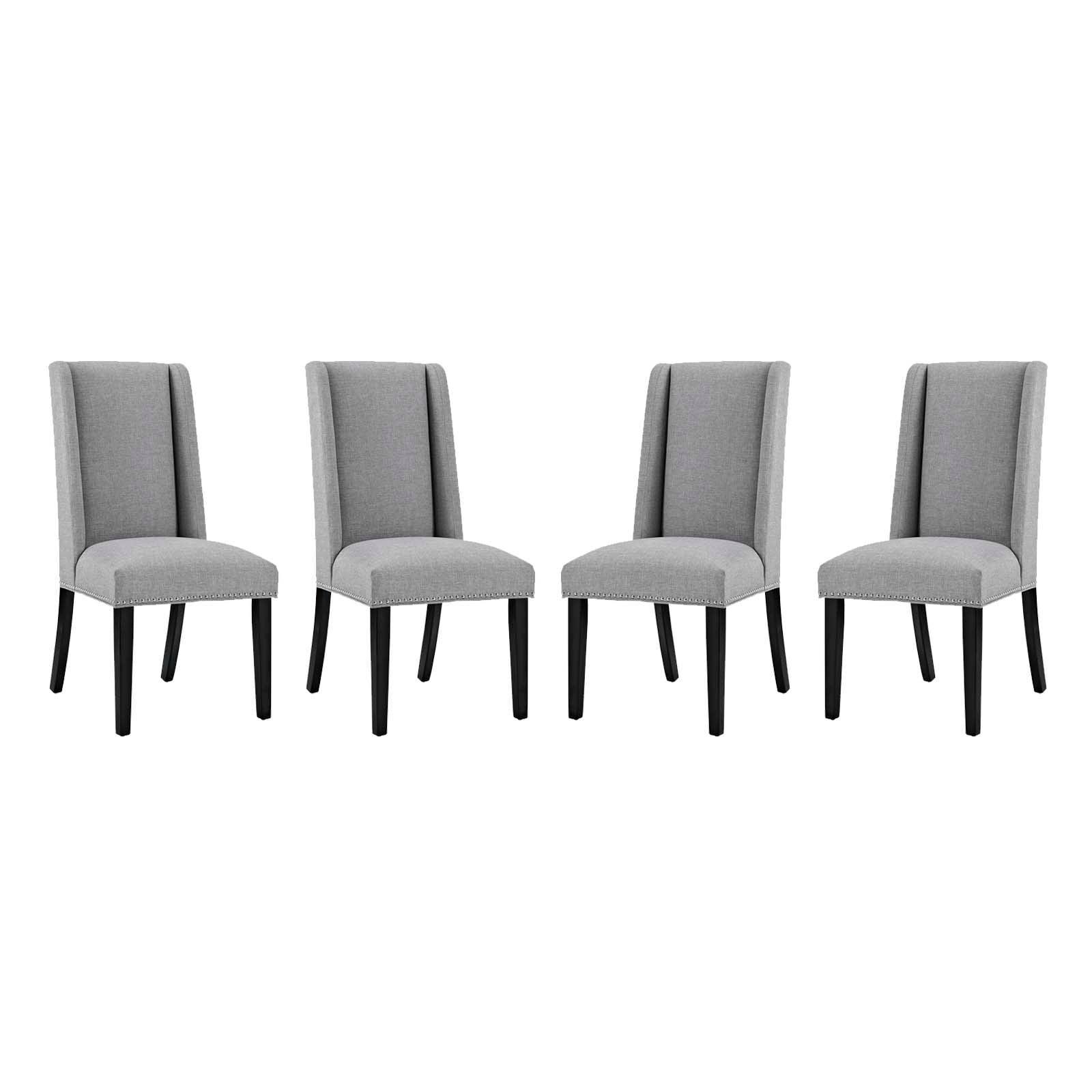 Modway Baron Dining Chair Fabric Set of 4 FredCo