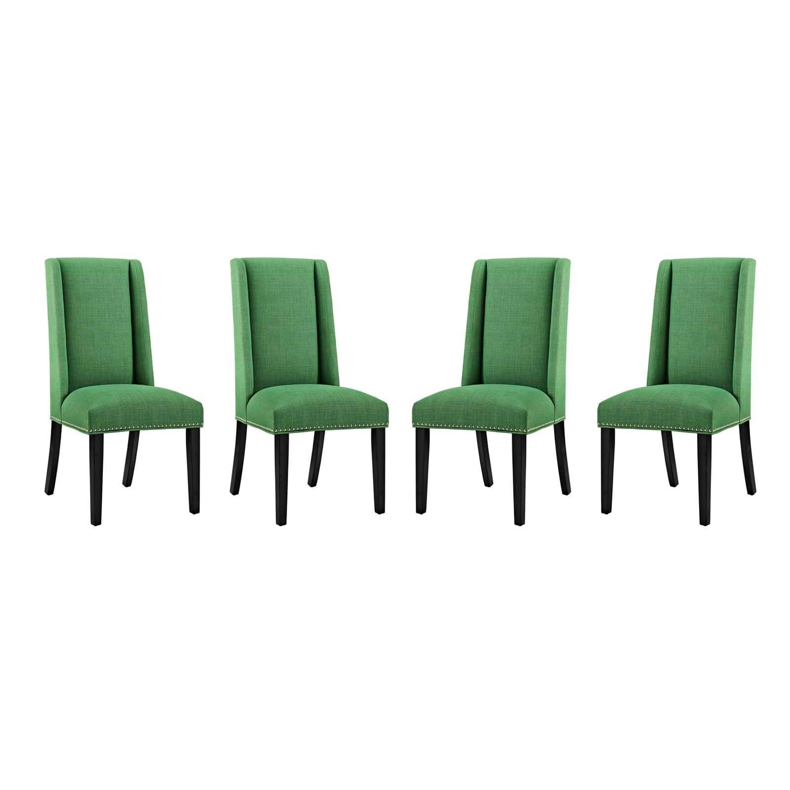 Modway Baron Dining Chair Fabric Set of 4 FredCo