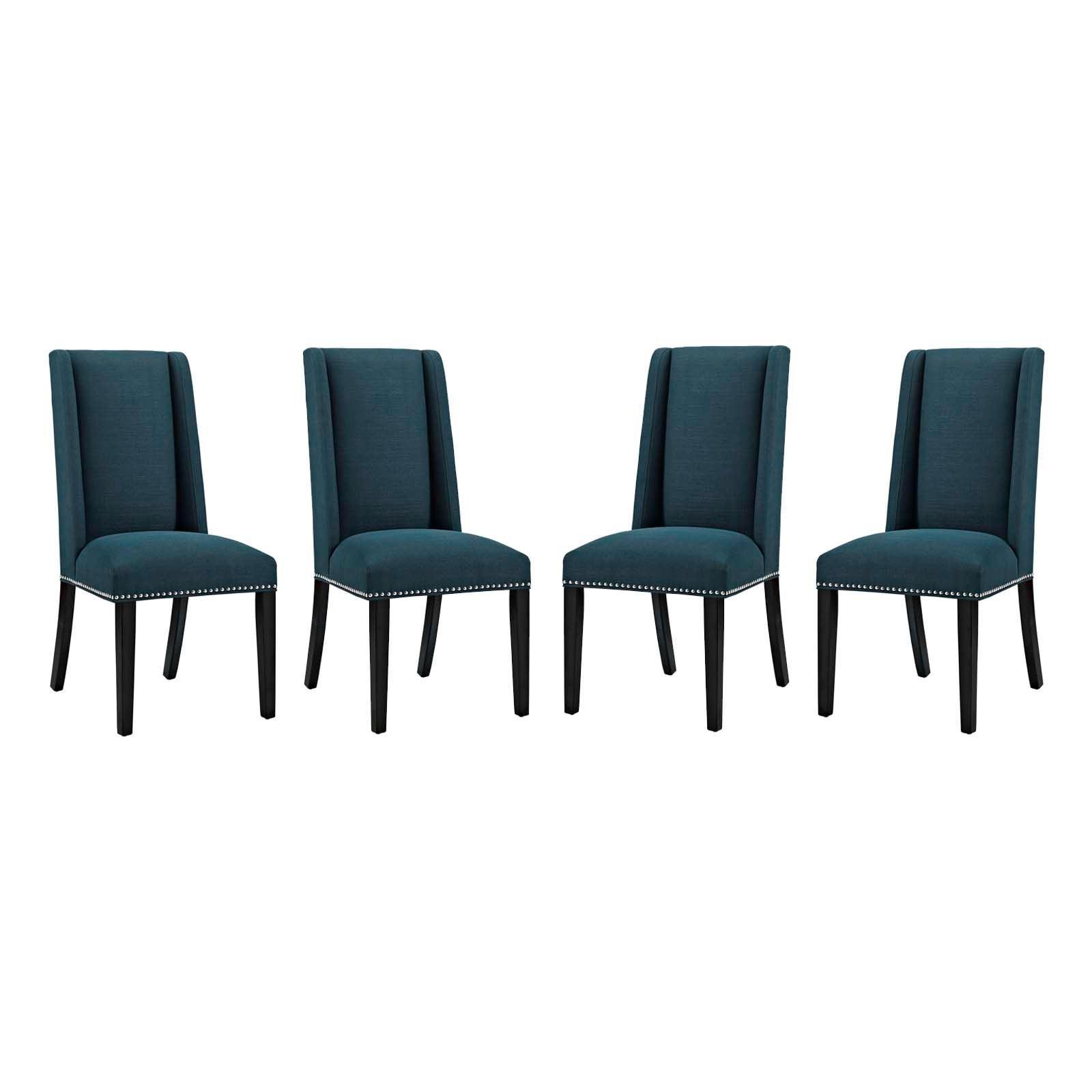 Modway Baron Dining Chair Fabric Set of 4 FredCo
