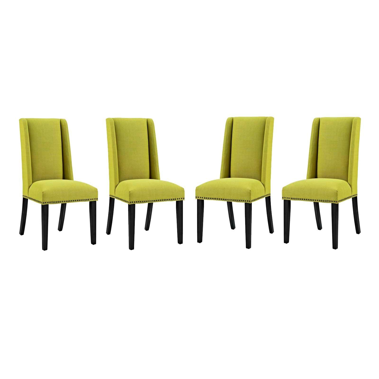 Modway Baron Dining Chair Fabric Set of 4 FredCo