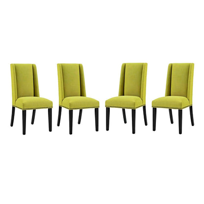 Modway Baron Dining Chair Fabric Set of 4 FredCo