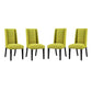 Modway Baron Dining Chair Fabric Set of 4 FredCo