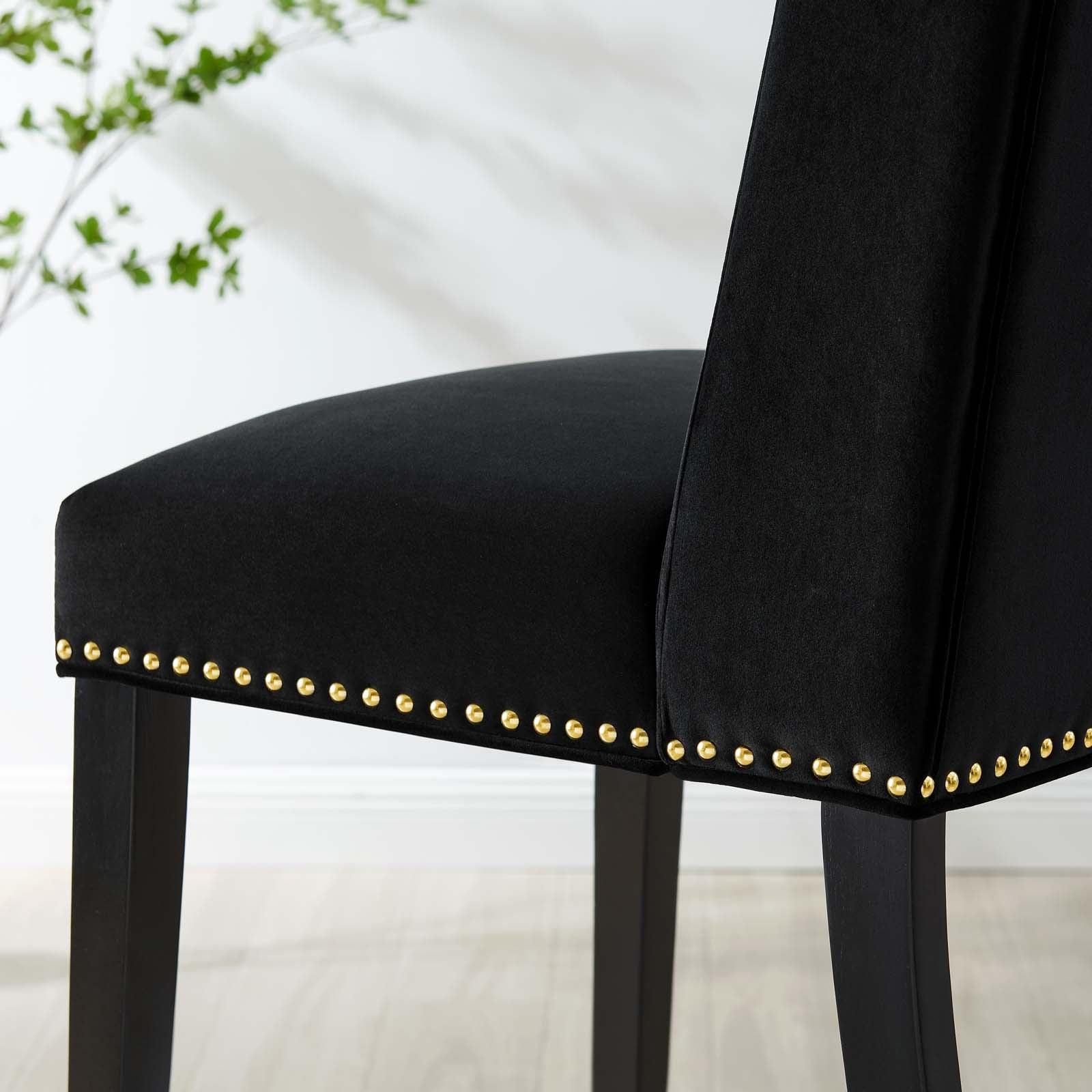 Modway Baron Performance Velvet Dining Chairs - Set of 2 FredCo