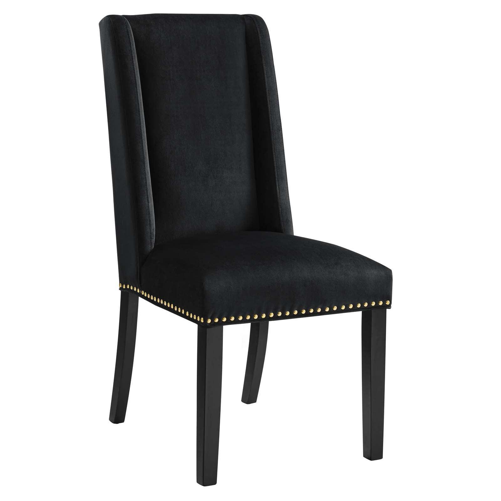 Modway Baron Performance Velvet Dining Chairs - Set of 2 FredCo
