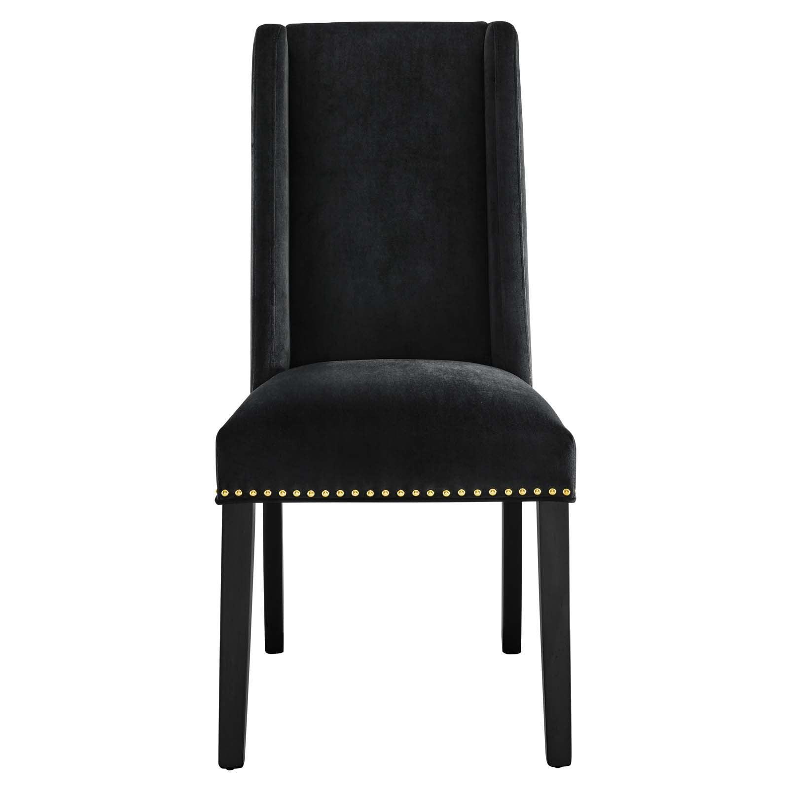 Modway Baron Performance Velvet Dining Chairs - Set of 2 FredCo