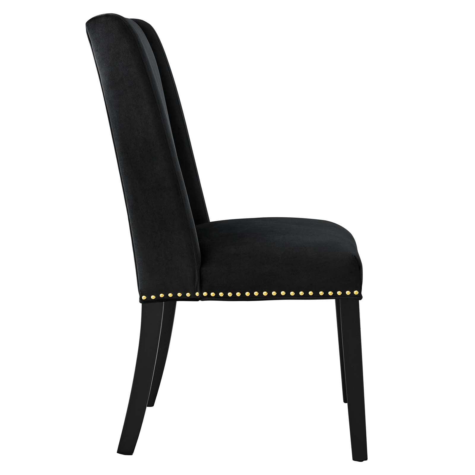 Modway Baron Performance Velvet Dining Chairs - Set of 2 FredCo